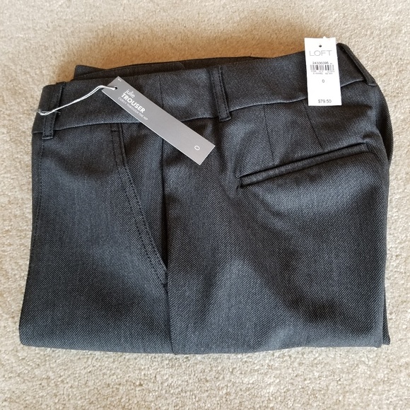 LOFT Julie Trouser Curvy in Custom Stretch Size 0 NWT - Picture 4 of 7